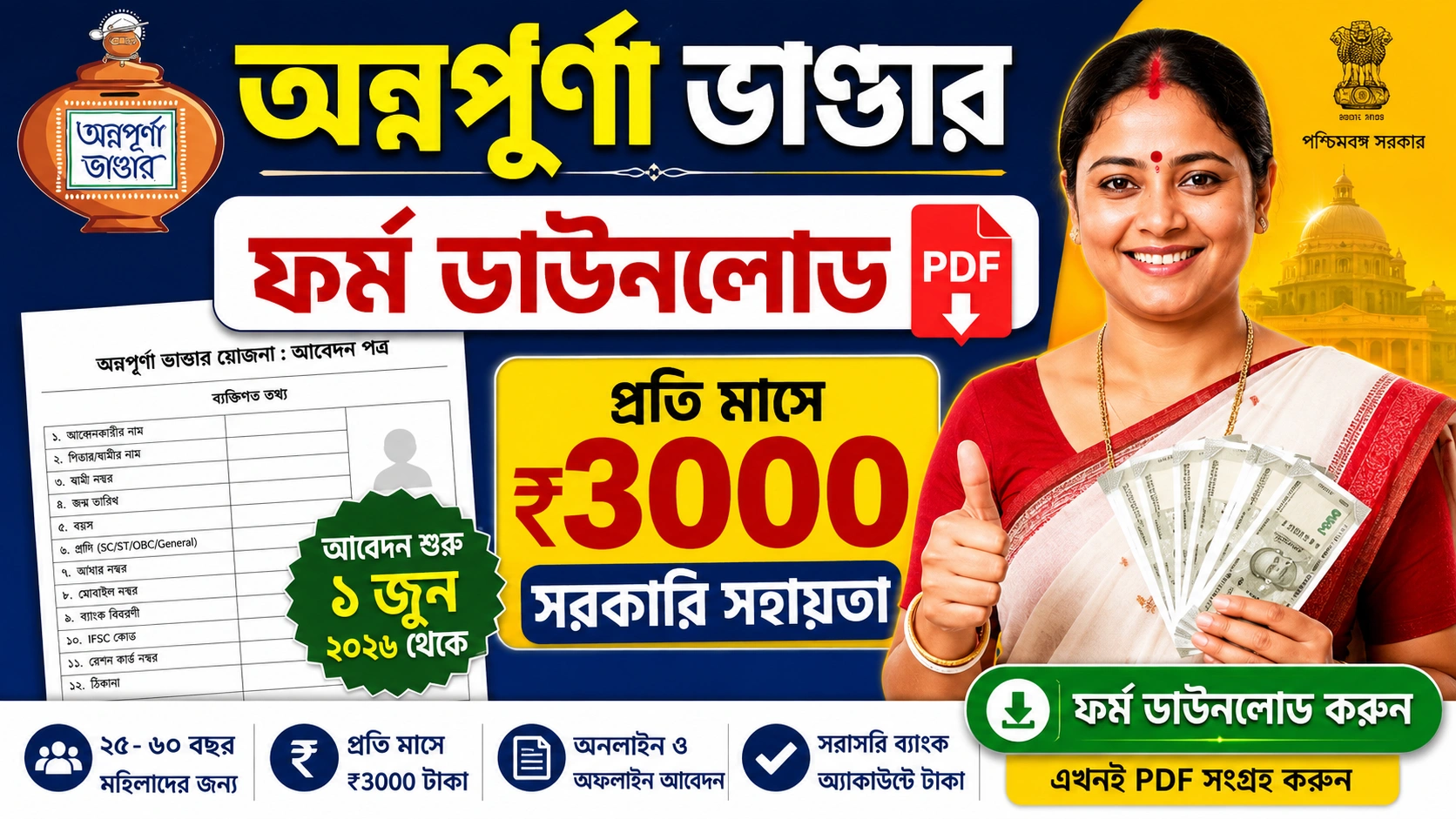 annapurna bhandar form download 2026